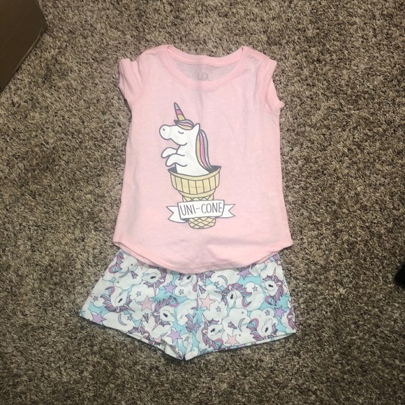 The Children's Place Other - Unicorn pajama set